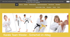 Desktop Screenshot of karate-team-wiesler.de